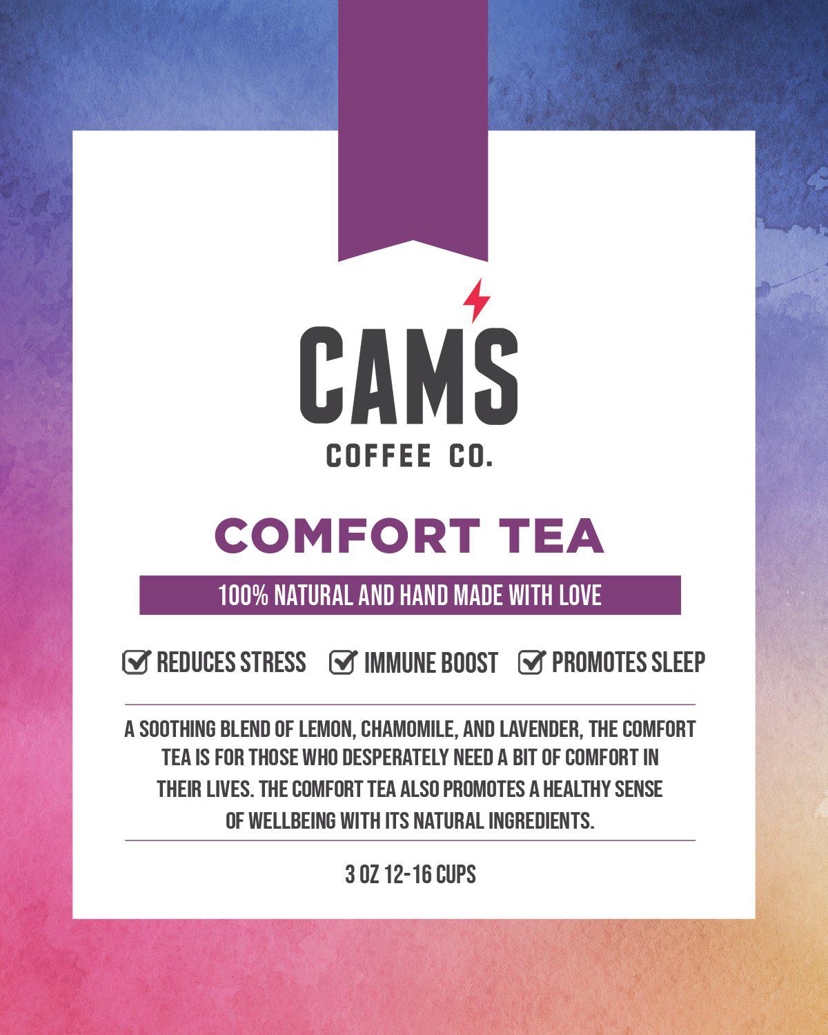 Comfort Tea - Comfort Herbal Tea | Cam's Coffee Co.