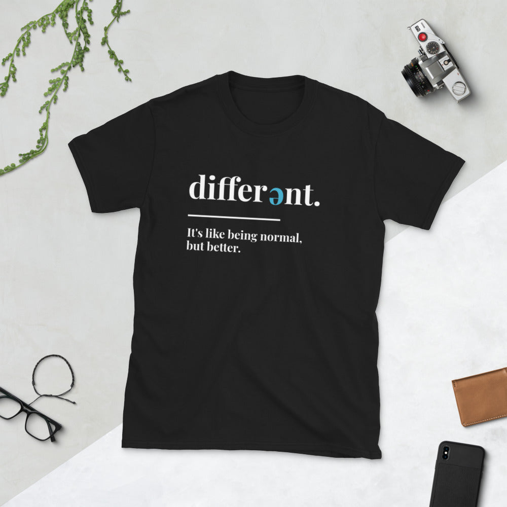 I'm Different Short-Sleeve Unisex T-Shirt-Cam's Coffee Co.-Dark Heather-M-Cam's Coffee Co.