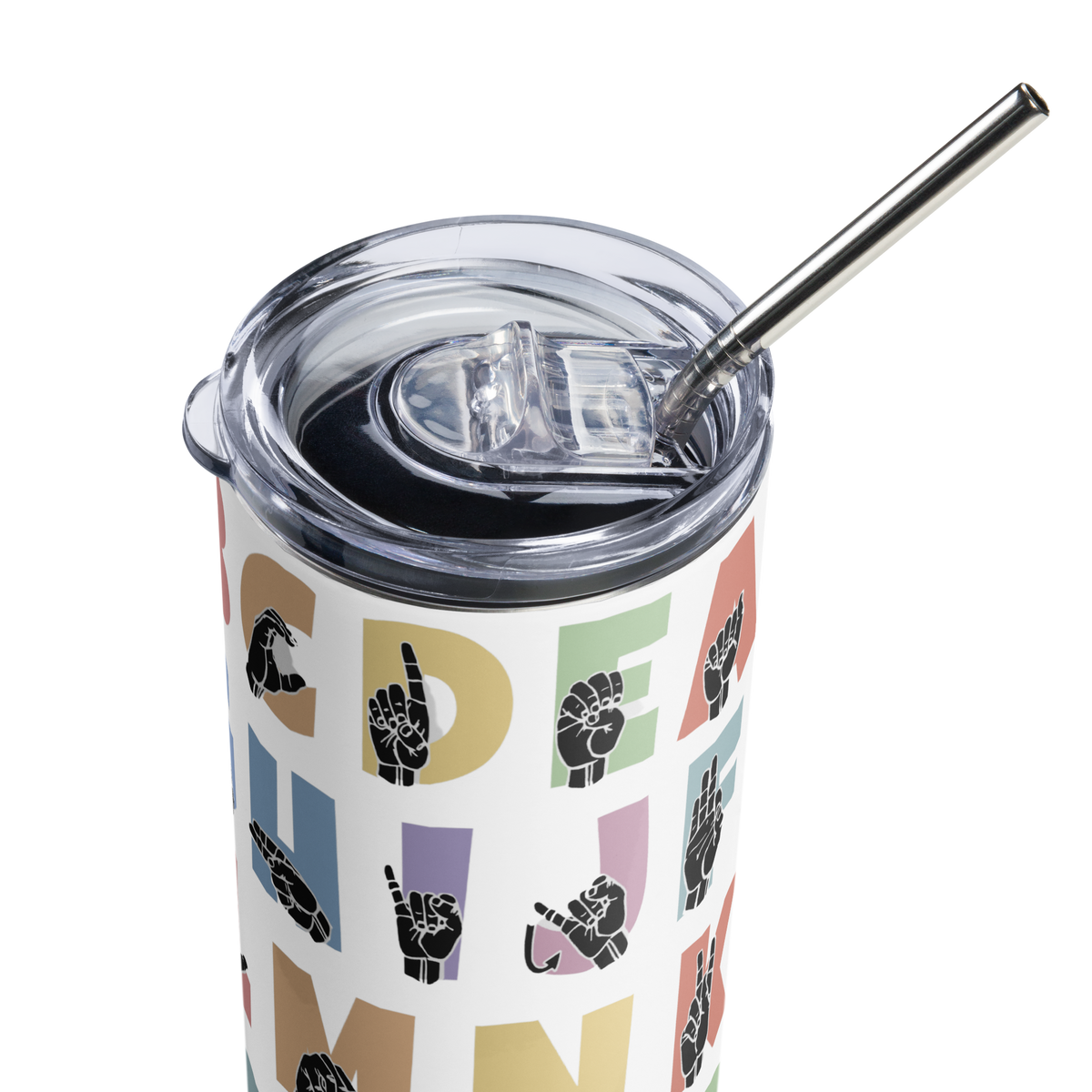 ASL ABC Stainless steel tumbler