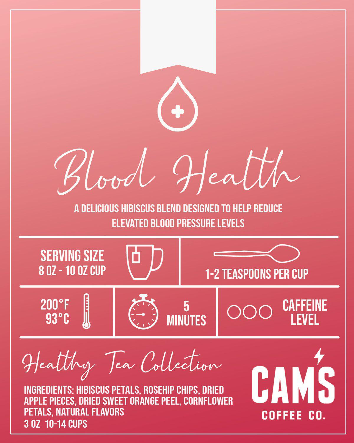 Blood Purifying Tea - Blood Cleansing Tea | Cam's Coffee Co.