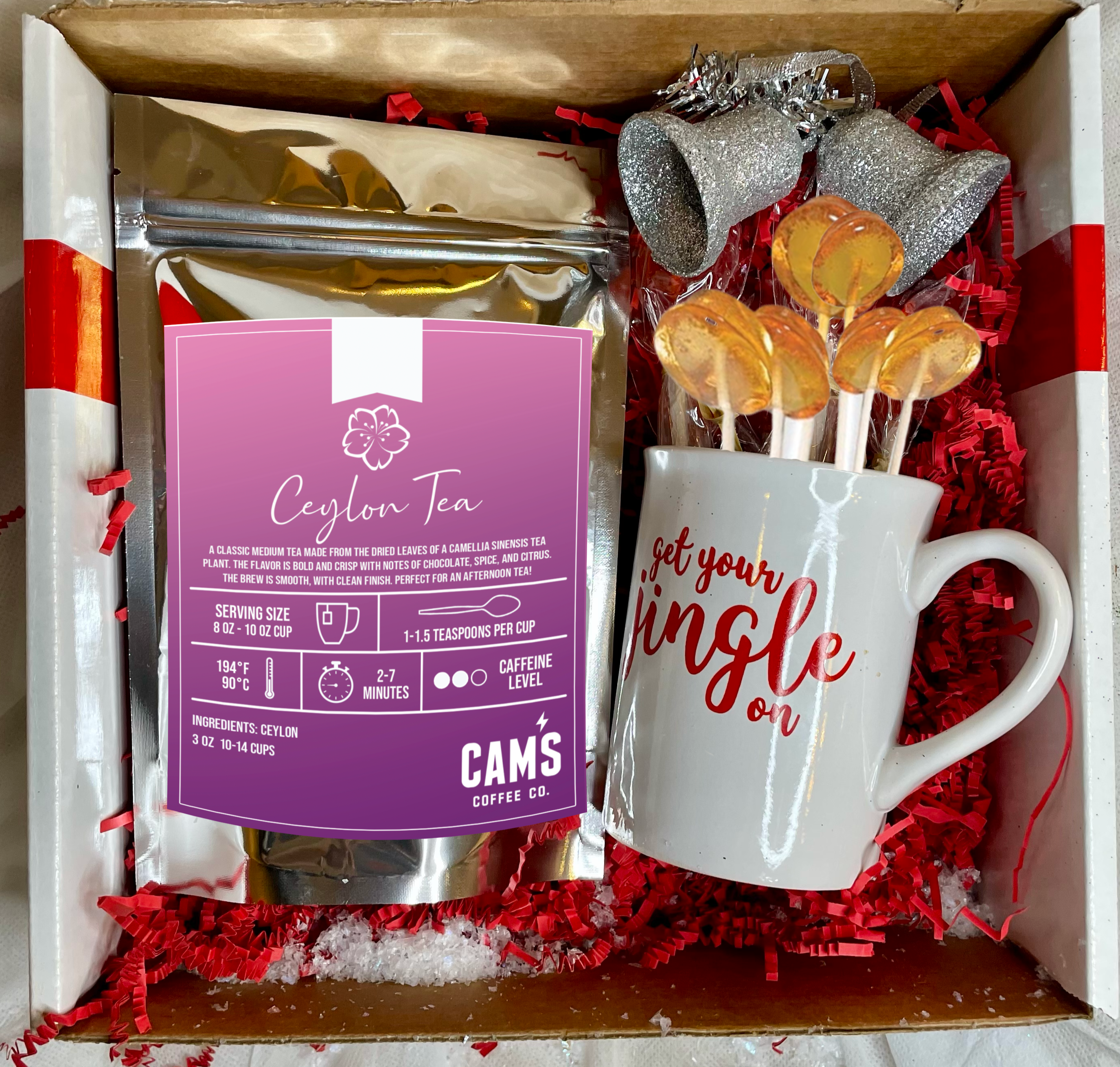 Tea for Lovers Custom Gift Set - Wooden berry basket with 4 lovely tea –  Mulberry Creek Traditionals