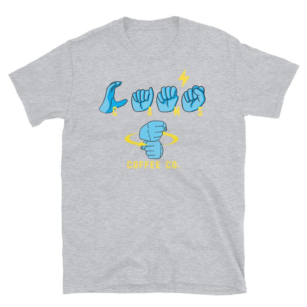 Cam&#39;s ASL Short-Sleeve Unisex T-Shirt-Cam&#39;s Coffee Co.-Sport Grey-S-Cam&#39;s Coffee Co.